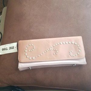 Vintage mid-80s Genuine Leather clutch by Me Too NWT